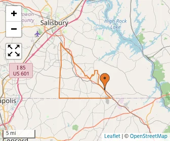 Area schools map